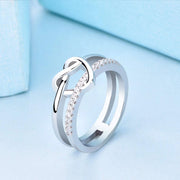 925 sidabrinis žiedas su cirkoniais