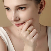 925 sidabro žiedas su cirkoniais dydis 56 (17,7 mm)