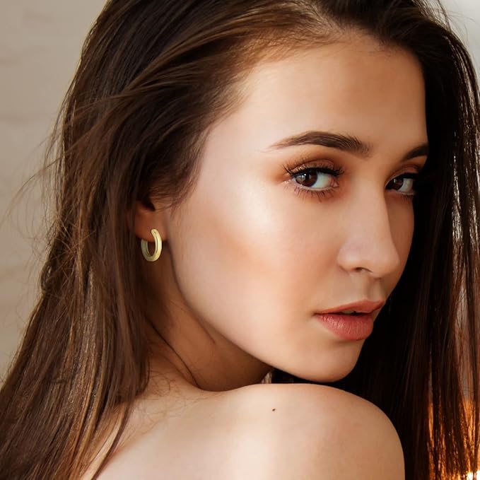 925 sidabriniai auskarai aukso spalvos