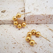 18K paauksuoti auskarai